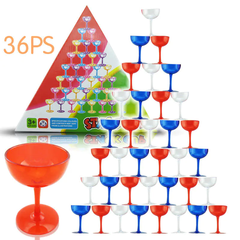 Gobelets empilables pour activité sensorielle