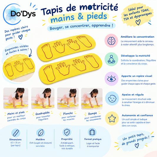 tapis est un outil de motricité ludique