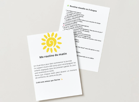 Routine visuelle du matin – PDF à imprimer