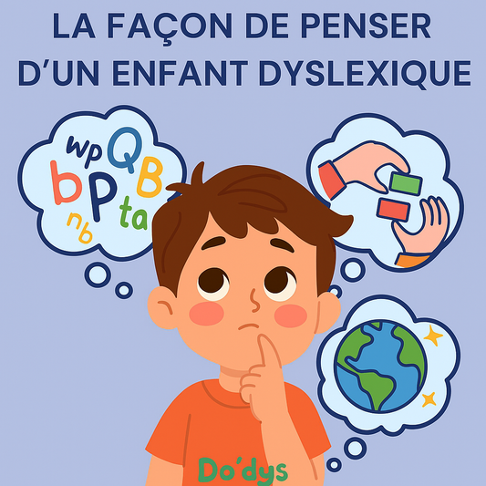 La façon de penser d'un enfant dyslexique