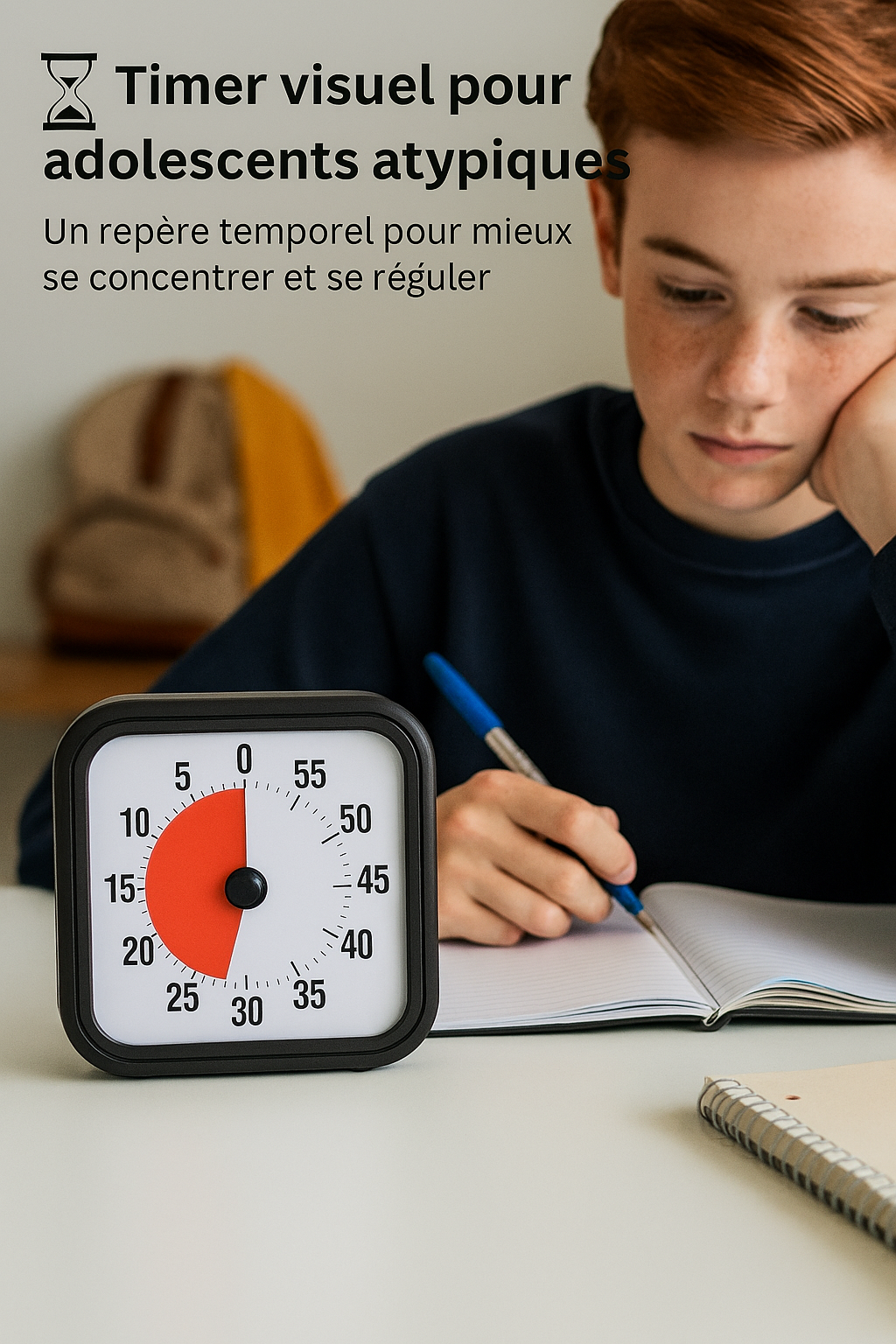 Gestion du temps pour adolescents atypiques