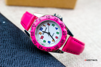 Montre pédagogique enfant : le cadran pour apprendre l'heure facilement