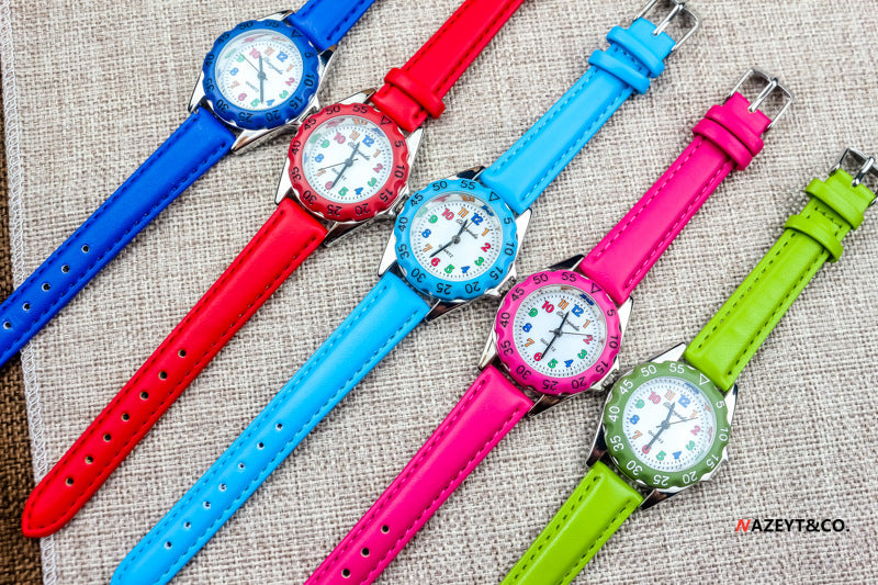 Montre à Quartz Colorée