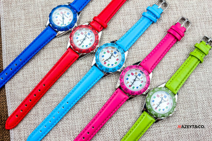 Montre pédagogique enfant : le cadran pour apprendre l'heure facilement