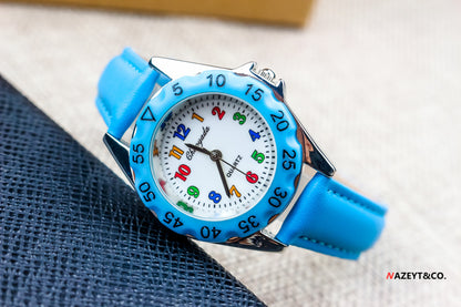 Montre pédagogique enfant : le cadran pour apprendre l'heure facilement