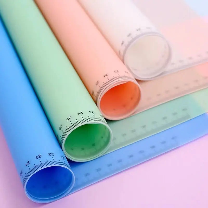 Tapis d'écriture en silicone A3 pour étudiants en couleurs bonbon