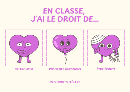 Affiches Classe Confiance en Soi Élèves DYS TDAH