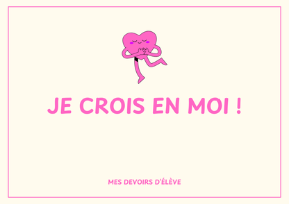 Affiches Classe Confiance en Soi Élèves DYS TDAH