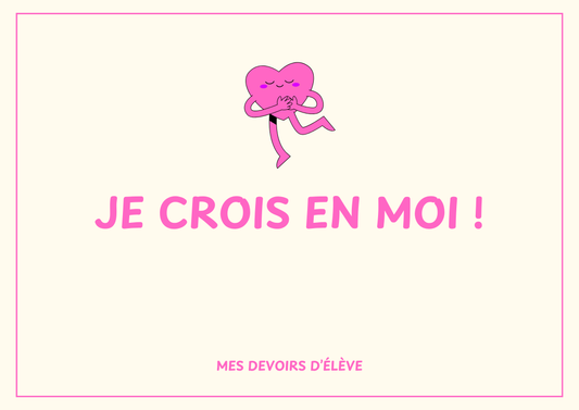 Affiches Classe Confiance en Soi Élèves DYS TDAH