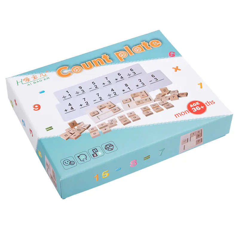 tableau calcul bois 2 niveaux plateaux alvéoles cubes dyscalculie Do'Dys