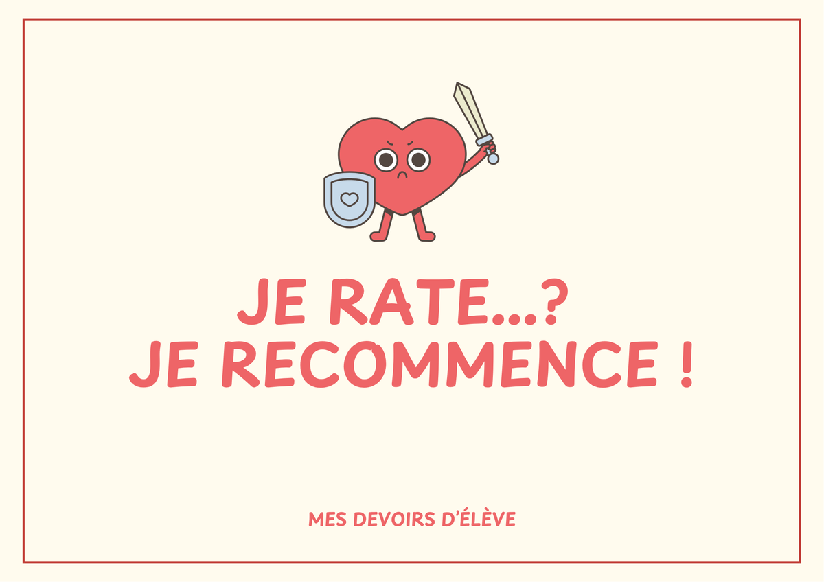 Affiches Classe Confiance en Soi Élèves DYS TDAH