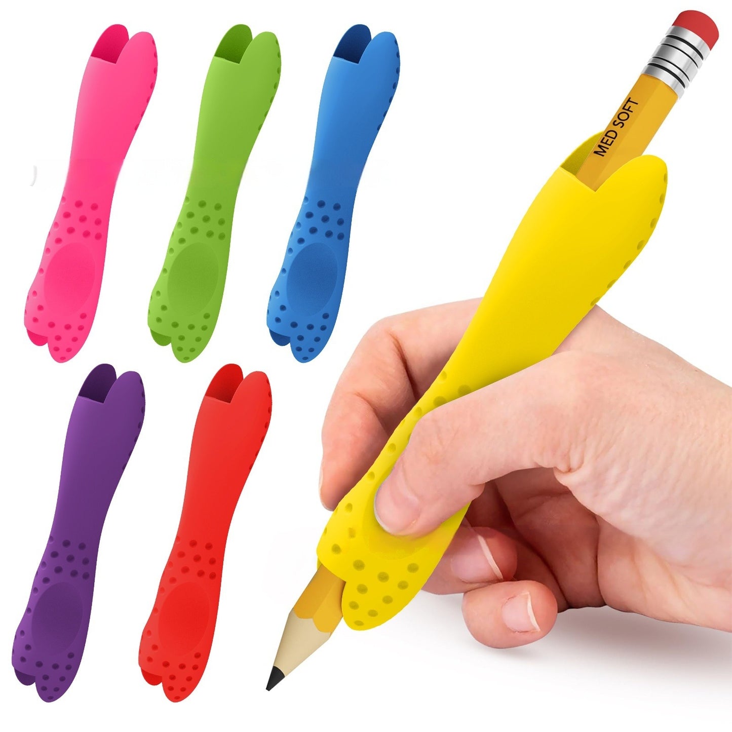 Grip de Crayon en Silicone à Double Tête