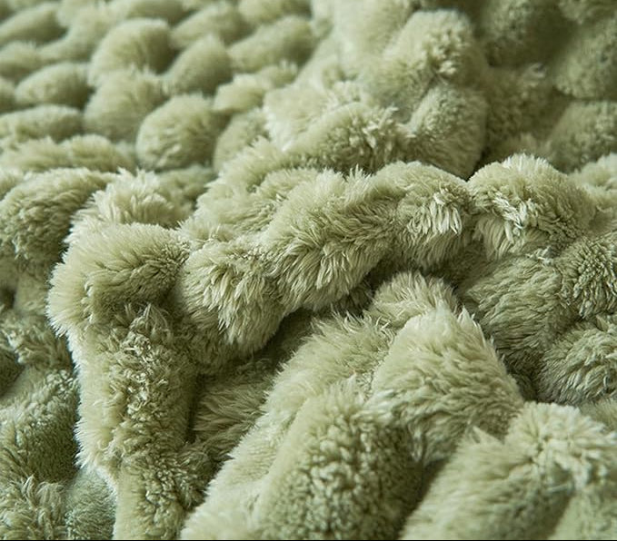 Couverture sensorielle à relief : réassurance tactile & sommeil