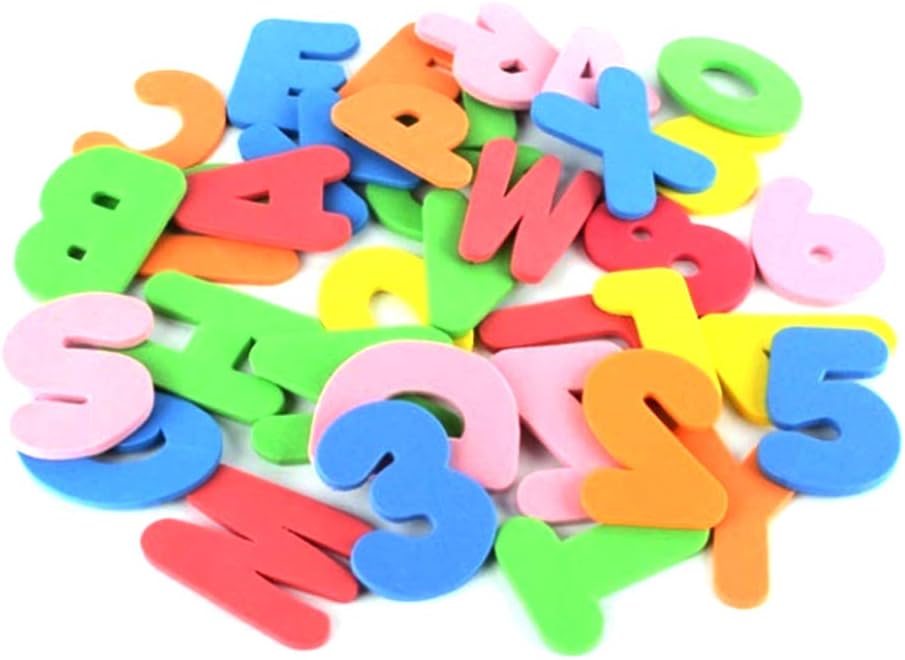 Autocollants alphabet pour bain éducatif