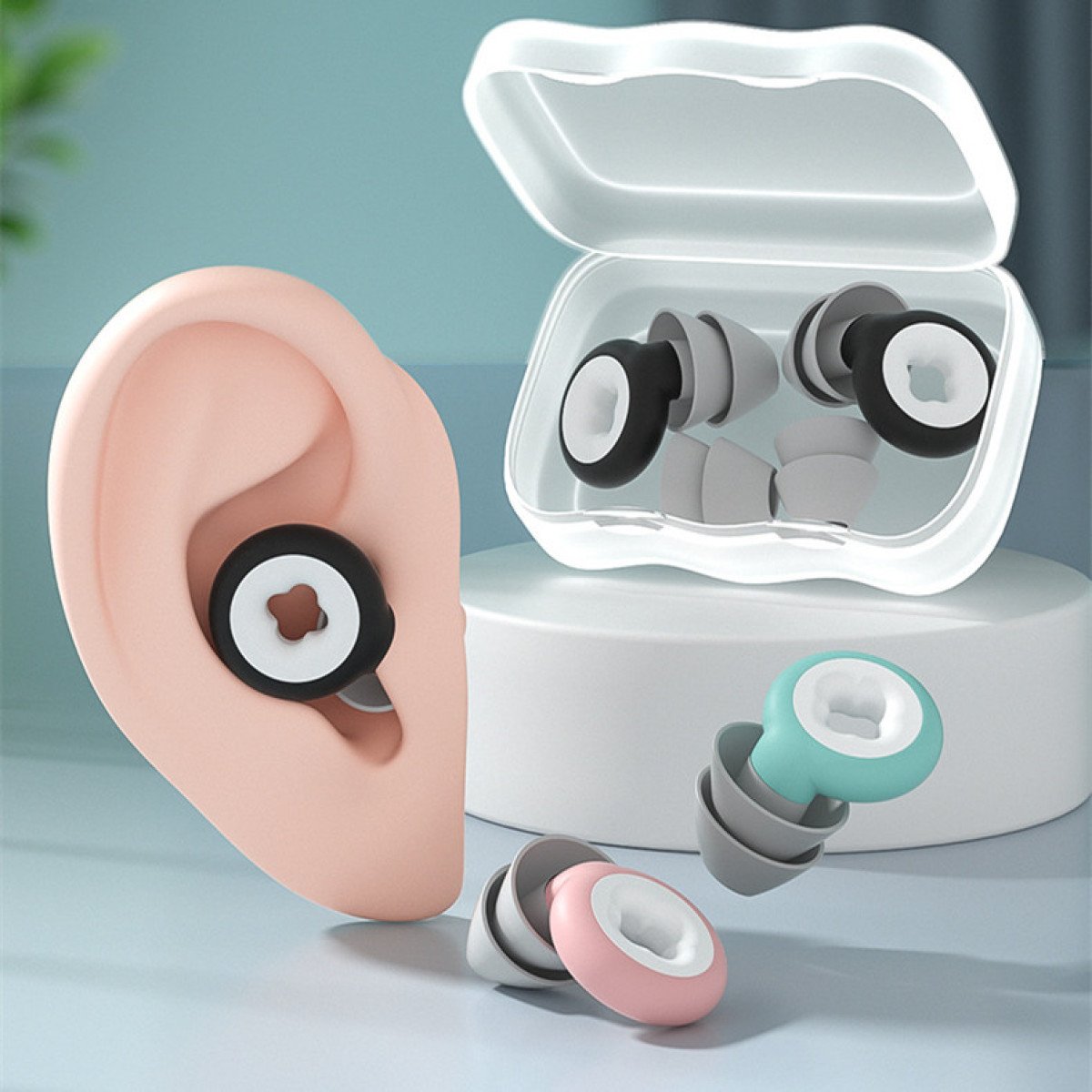 Bouchons d’oreille silicone réutilisables — Alternative durable