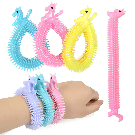 4pcs Squishy sensoriel Bracelet Jouet élastique Fidget Bracelet réd 4pcs Squishy sensoriel Bracelet Jouet élastique Fidget Bracelet réd