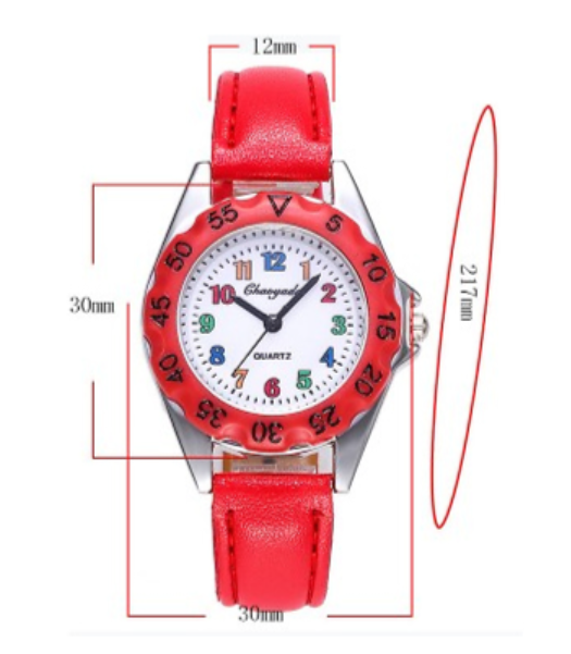 Montre à Quartz Colorée