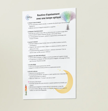 Aider votre enfant à se calmer la Lampe Optique Enfant DYS TDAH TSA – Guide Gratuit | Do'Dys