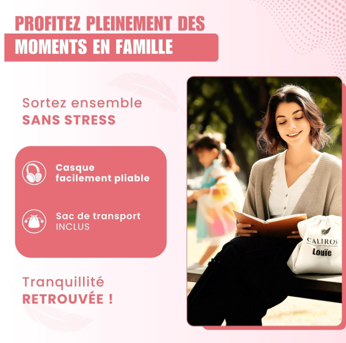 Casque anti-bruit pour enfants neuroatypiques — TDA/TDAH/TSA