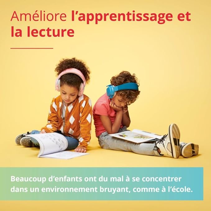 Casque anti-bruit réglable enfant — Taille unique adaptable