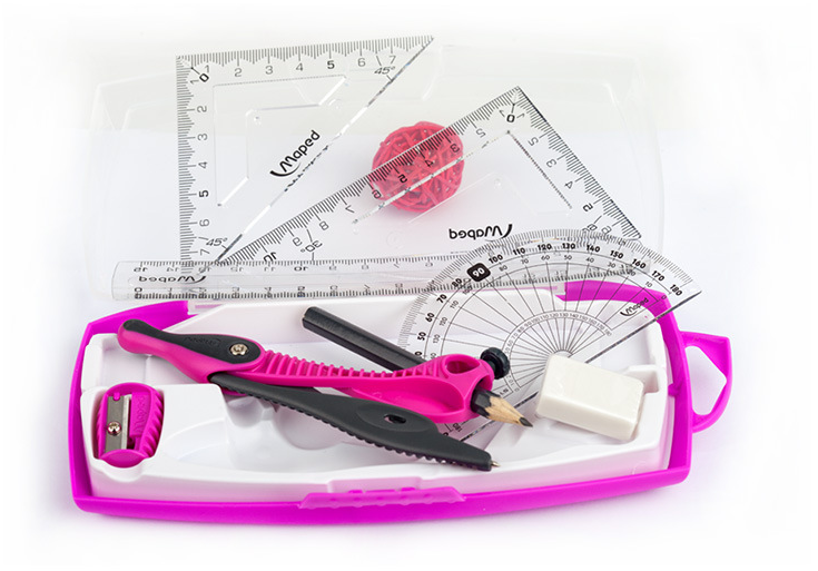 Kit géométrie complet pour motricité fine