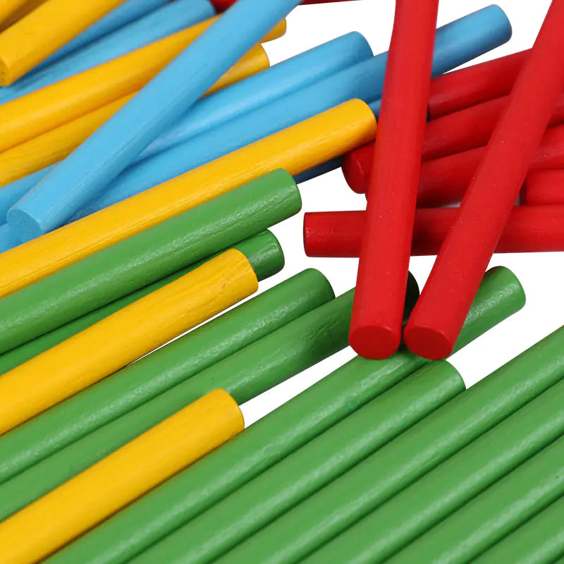 Jeu éducatif en bois pour développer la motricité fine et la logique