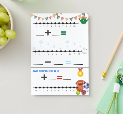 Fiches mathématiques gratuites pour enfants