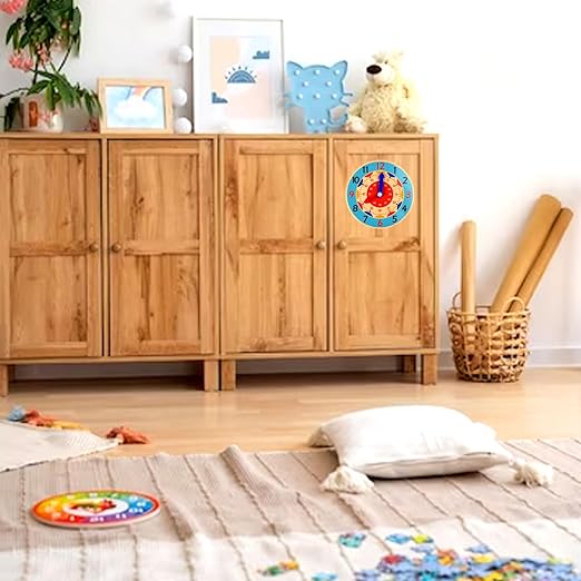 Horloge apprentissage 12h et 24h pour enfants