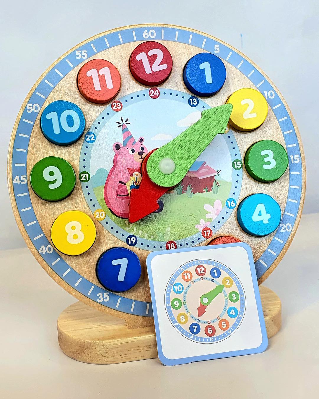 Horloge éducative pour structurer la lecture du temps