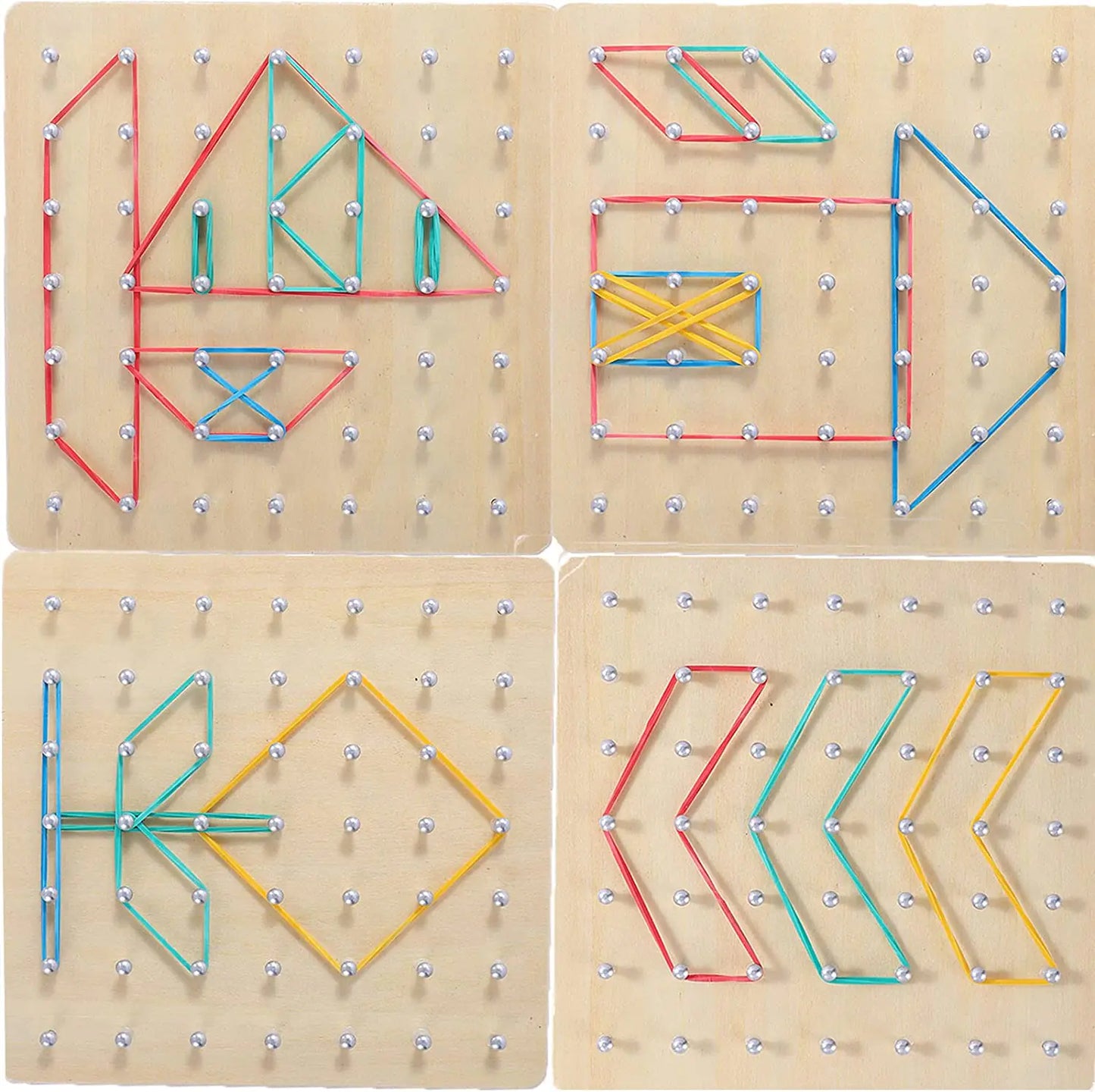 Enfant atypique utilisant un jeu créatif Montessori pour découvrir les formes