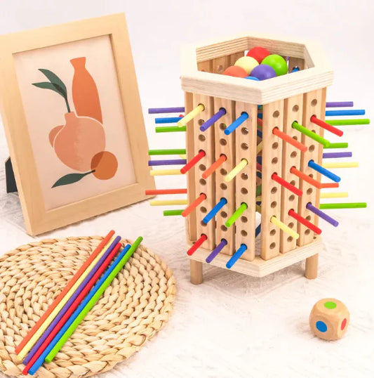 Jeu éducatif en bois pour motricité fine