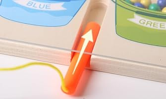 Labyrinthe en bois robuste pour petites mains