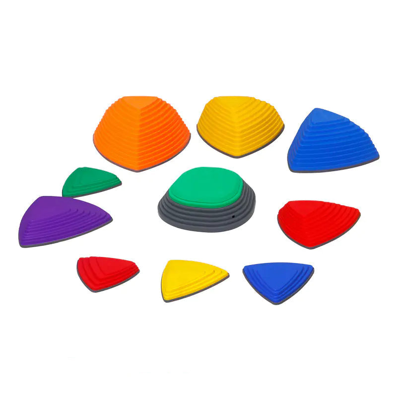 Pierres d’équilibre pour parcours sensoriels