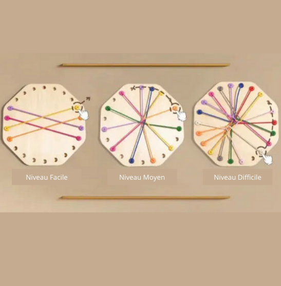 Jouet casse-corde stimulant la patience et la résolution de problèmes