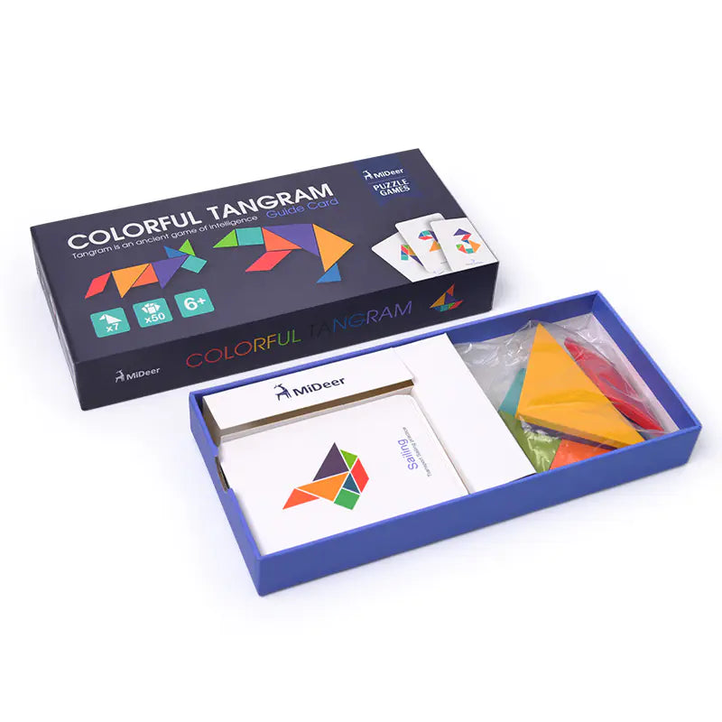 colorful TANGRAM Jeu pédagogique Do’Dys pour enfants atypiques, adapté aux besoins spécifiques DYS