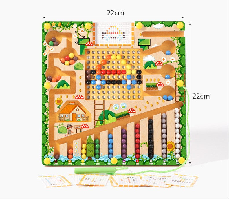 Jeu éducatif Montessori pour renforcer la persévérance des enfants atypiques