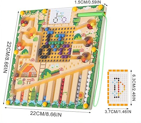 Jeux bois sensoriel motricité fine