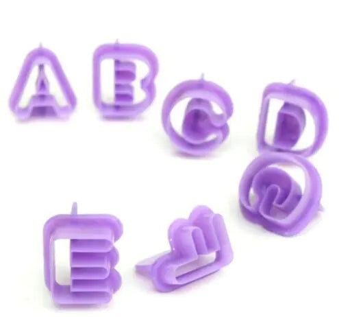 Moules lettres pour biscuits d’anniversaire