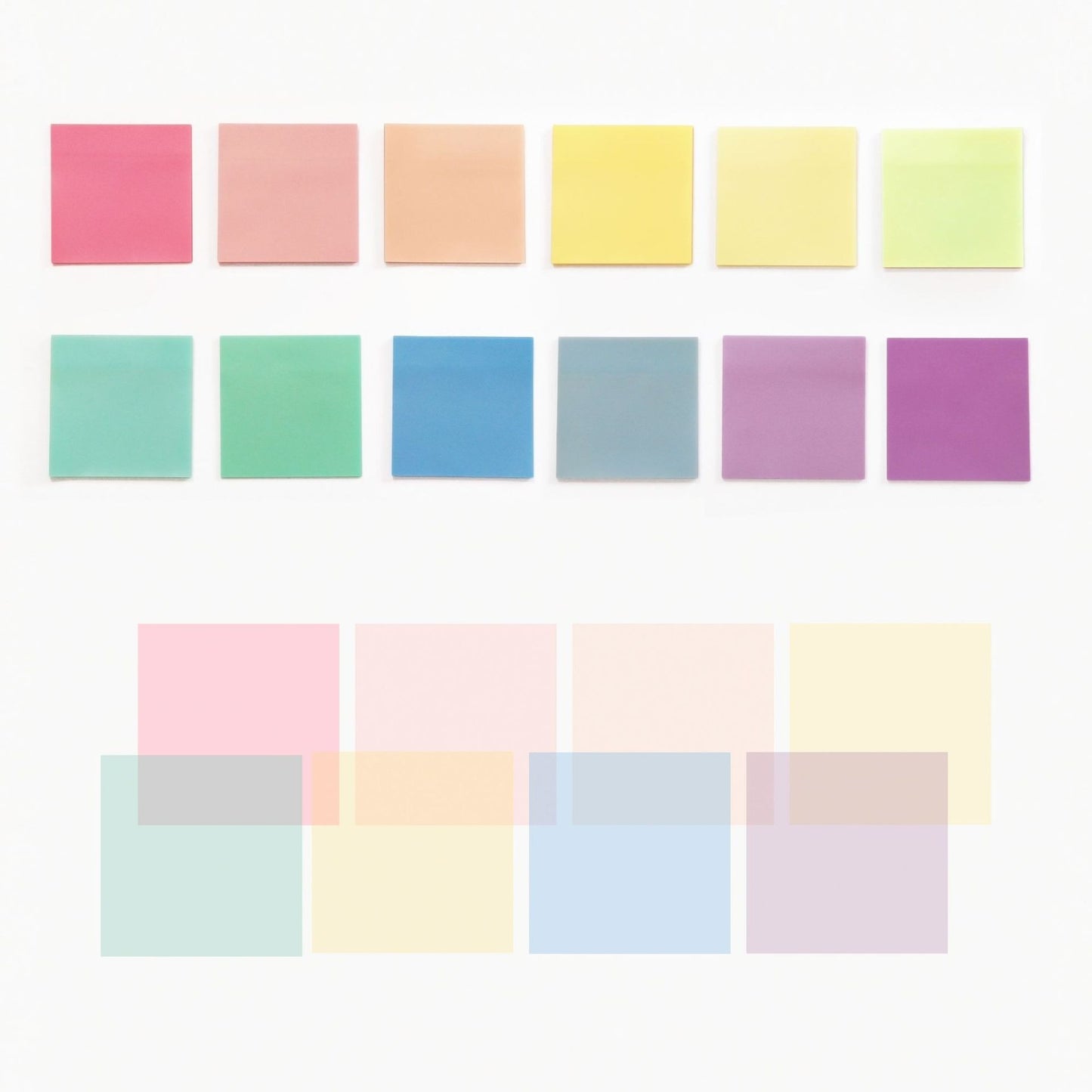 Notes transparentes pour structurer les idées