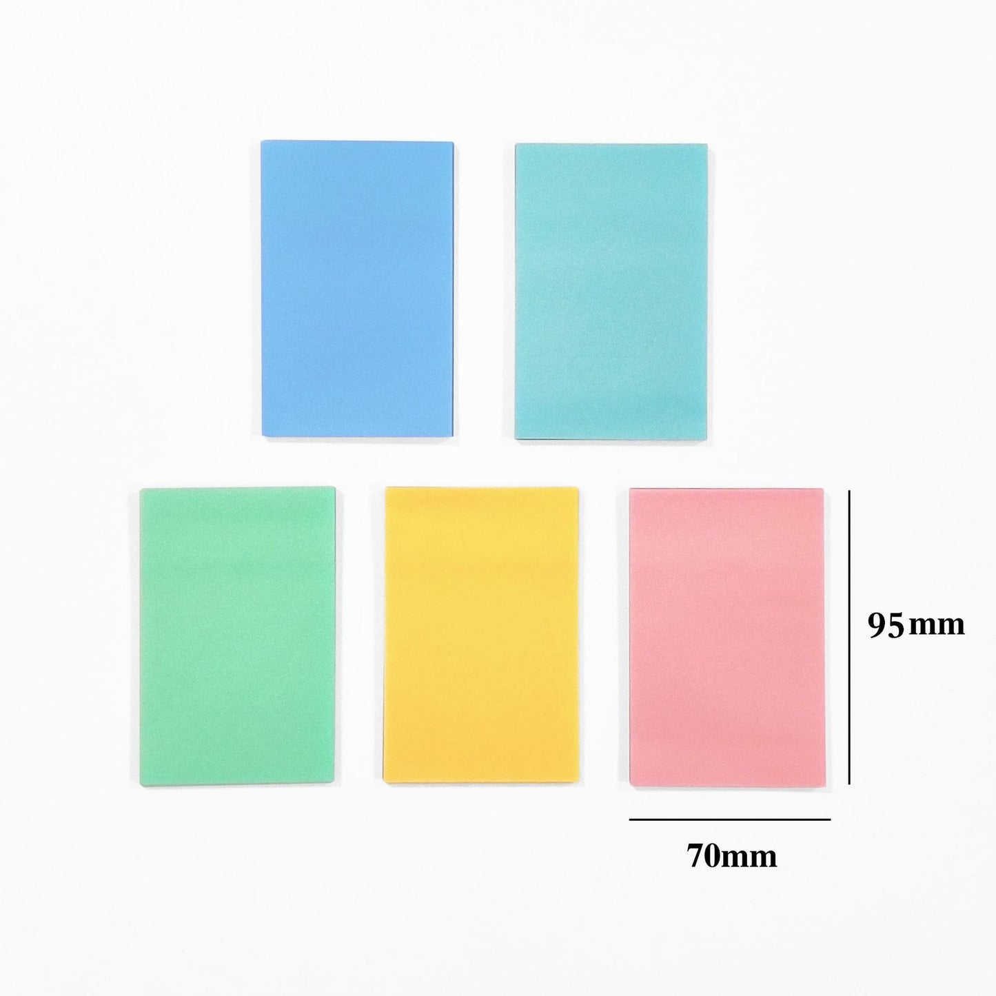 Notes transparentes pour créer un code couleur