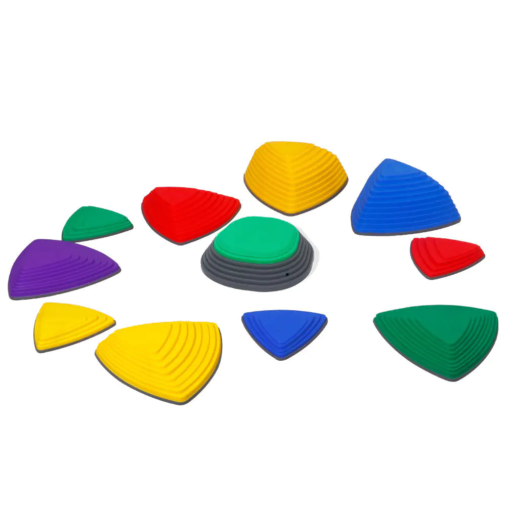 Pierres d’équilibre colorées pour motricité