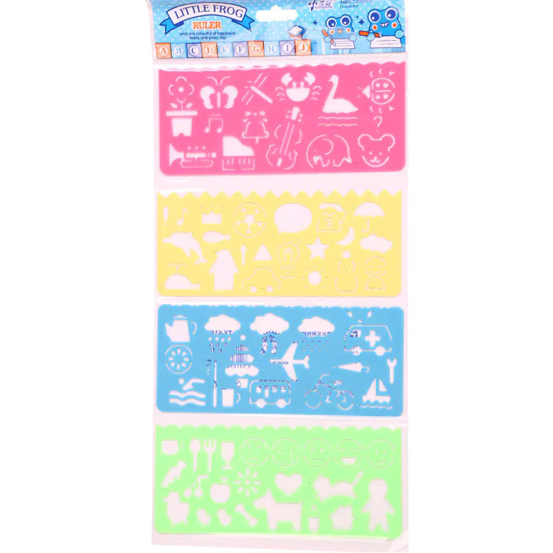 Règles à dessin pour développer la motricité fine