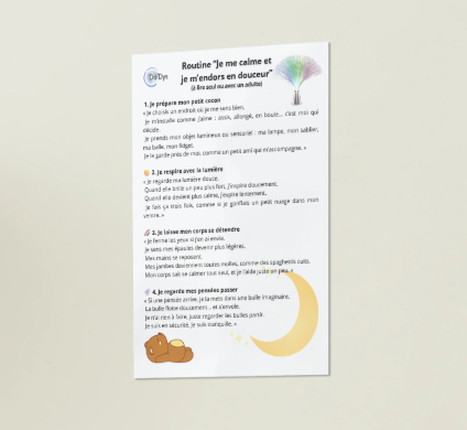 Aider votre enfant à se calmer la Lampe Optique Enfant DYS TDAH TSA – Guide Gratuit | Do'Dys