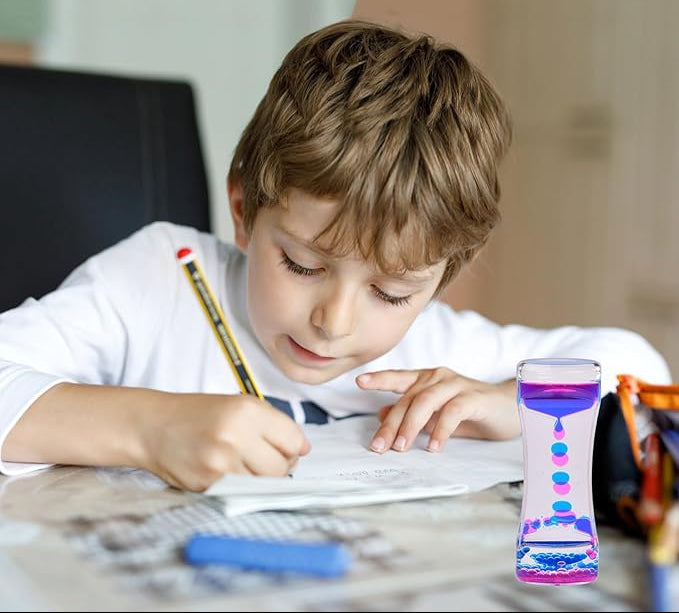 Sablier sensoriel en acrylique robuste