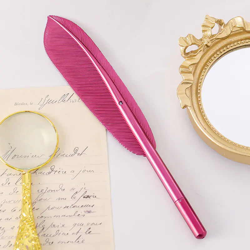 Stylo plume métallique pour écriture fluide