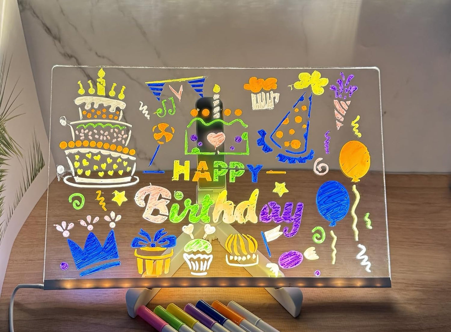 Tableau effaçable pour routines visuelles
