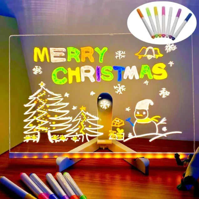 Tableau LED pour enfants dys