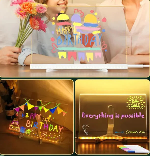 Tableau LED pour listes de tâches