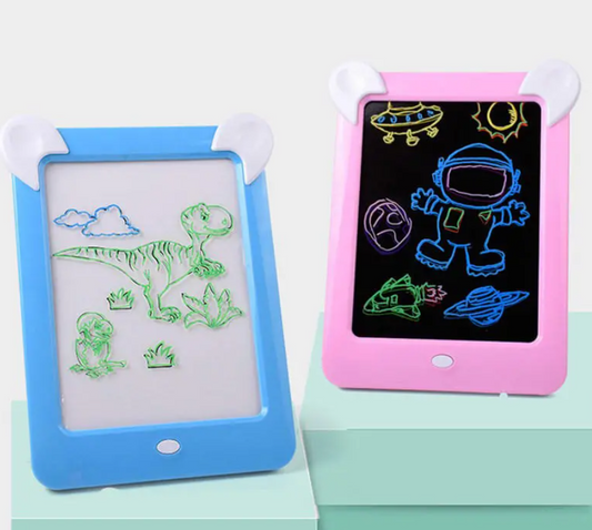 Tablette lumineuse pour écriture guidée