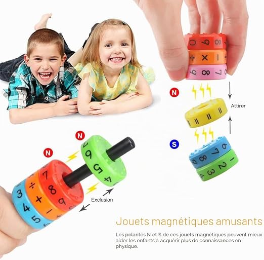calculatrice magnétique anneaux trousse cartable enfant dyscalculie école